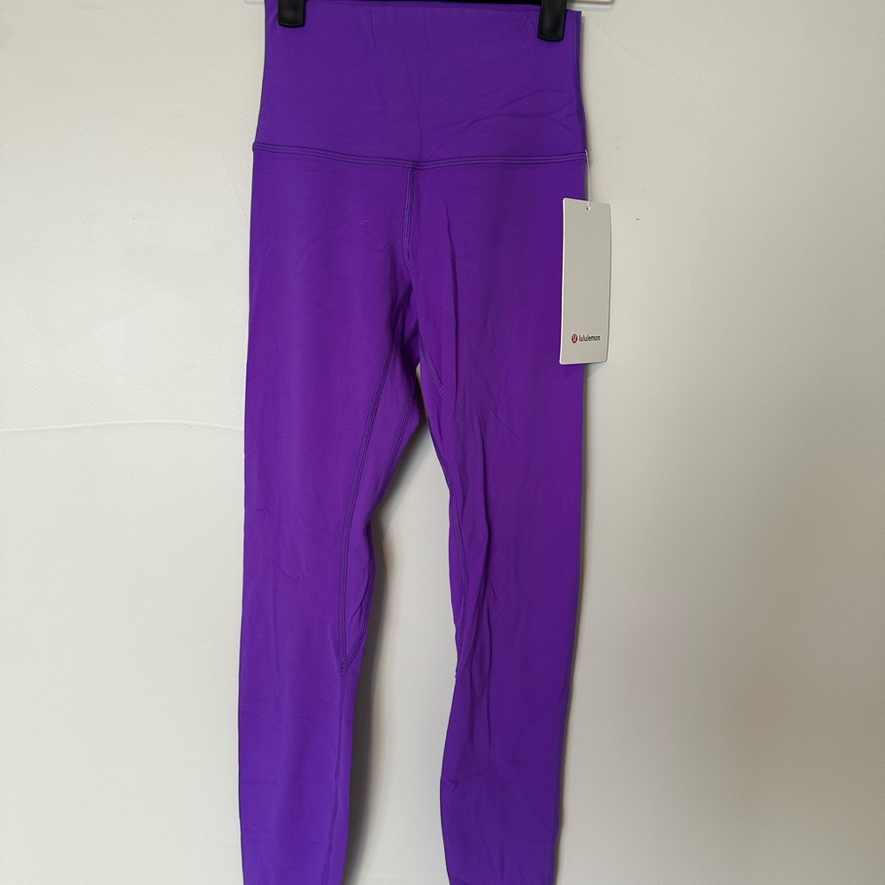 Bright and Funky lululemon athletica Align Vibrant Violet Leggings. Size 2